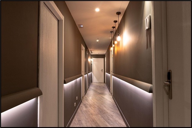 Apply Soundproof Paints, Ceiling Clouds, or Insulation layers